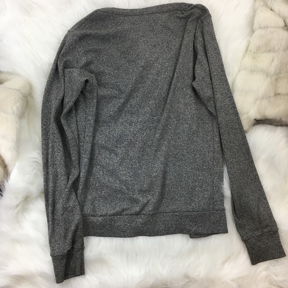 American Apparel Grey Cotton Blend Cardigan - Picture 2 of 7